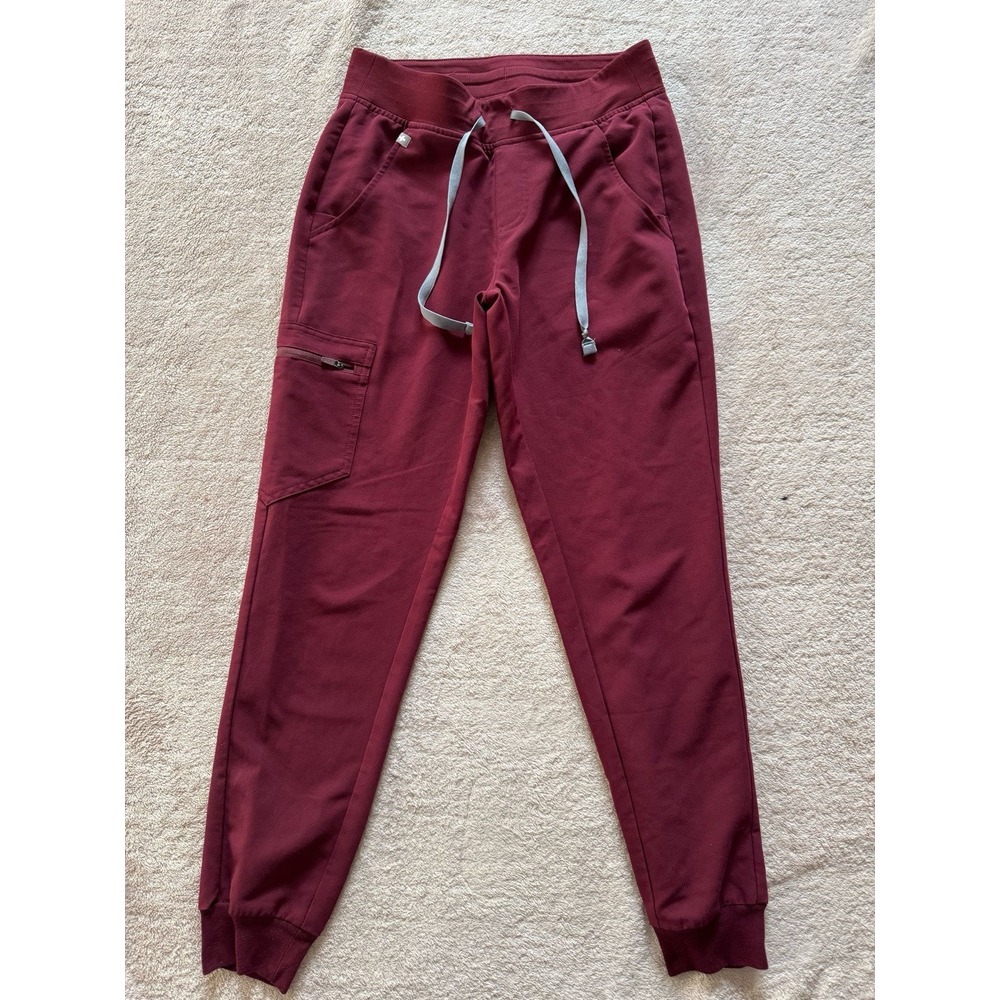 Figs Women's Zamora Red‎ Jogger Scrub Pants Size XSmall